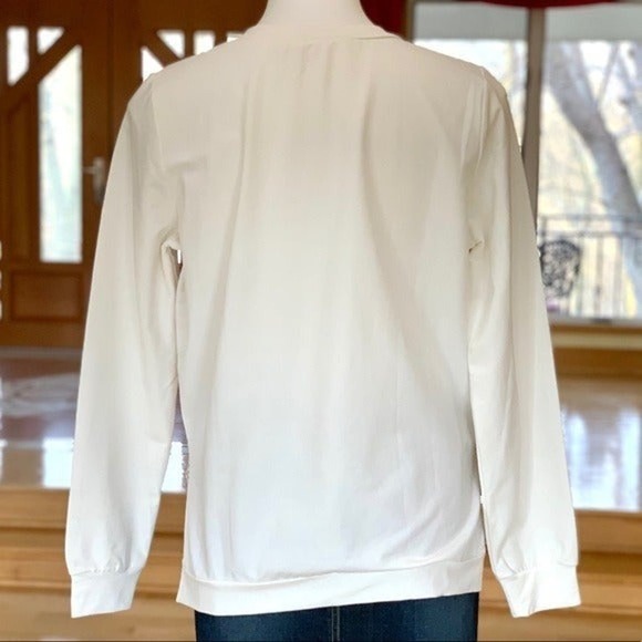 After Market Striped Hi Lo Sweatshirt Size Small - Picture 6 of 8